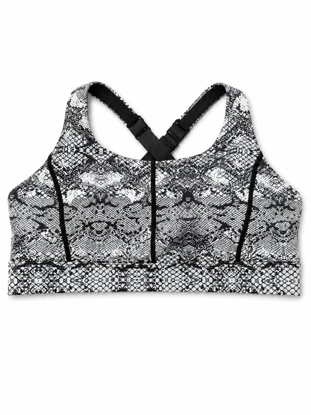 ZYIA Active Cobra Metallic Light N Tight Adjustable Bra - XL